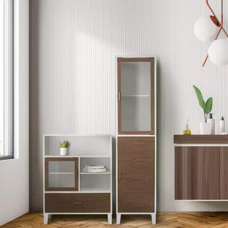 Stand-Schrank mit einer Tür und Schublade