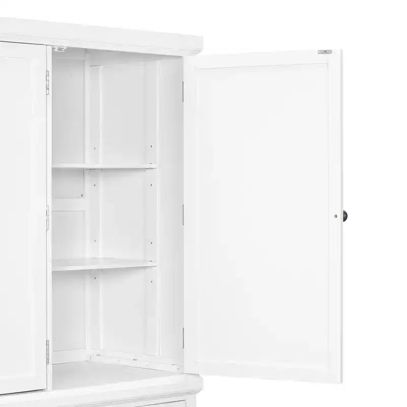 Garde-manger de cuisine autoportant en bois de 73'', avec tiroirs et étagères réglables pour le rangement et l’organisation dans la salle à manger ou la cuisine