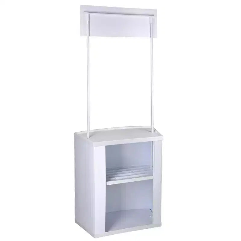 Mobiler Promotionstresen, faltbarer Messestand-Kiosk, 2er-Pack