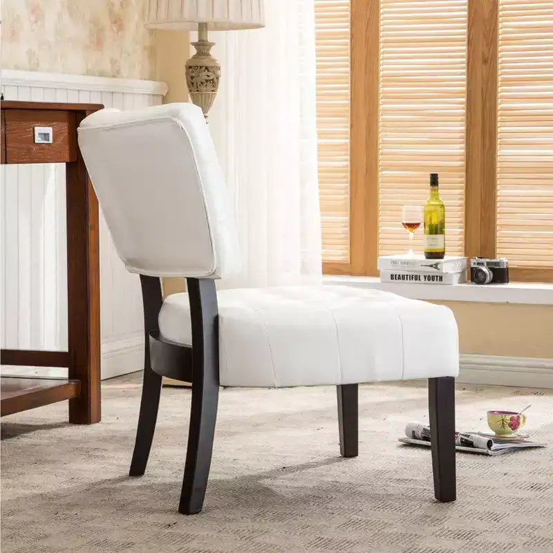 Moderner Akzentstuhl, Movile Bouclé-Akzentstuhl mit getuftetem Design und extragroßer Sitzfläche für Wohnzimmer, Schlafzimmer oder Apartment