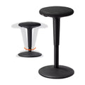 VEVOR Wobble Chair,Height-Adjustable (21.7-28.3) Active Chair,Flexible Seating Wobble Stool Made of Iron Improves Focus &amp; Posture, Age 12-18, Black