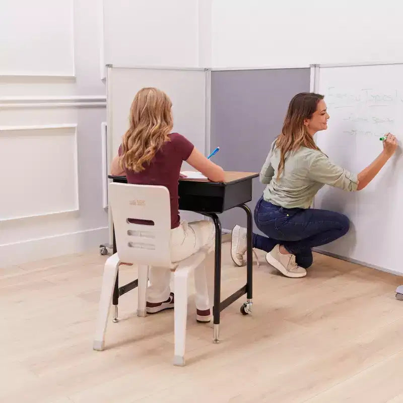Chaise empilable en bois courbé, hauteur d’assise de 16 in, mobilier Montessori, lot de 2