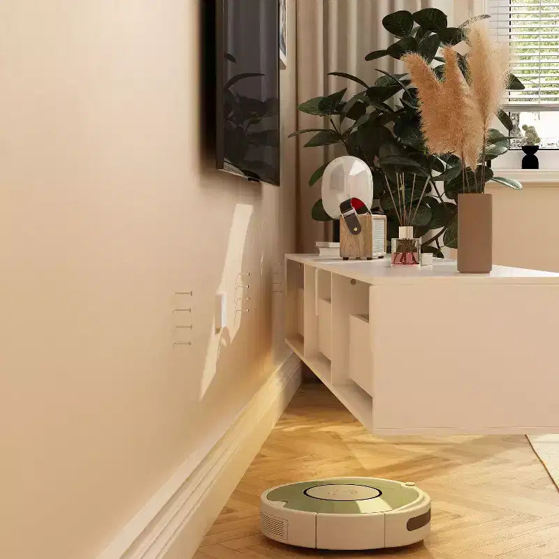 Wandmontierter TV-Schrank, moderne weiße Eleganz und funktionales Design für Ihren Unterhaltungsbereich