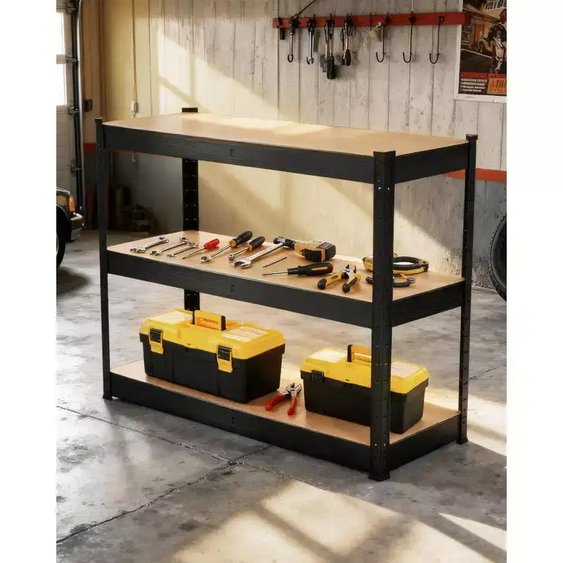 Étagères de rangement pour garage, unités de rayonnage réglables, capacité de charge de 2000 LBS, rayonnages métalliques robustes pour entrepôt, garde-manger ou sous-sol