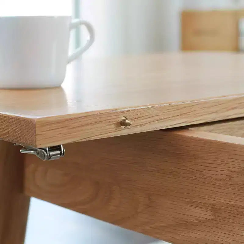 Ausziehbarer Esstisch, moderner teleskopierbarer Holztisch für 6-8 Personen, platzsparender Multifunktionstisch für Küche, Esszimmer/Wohnzimmer oder Büro