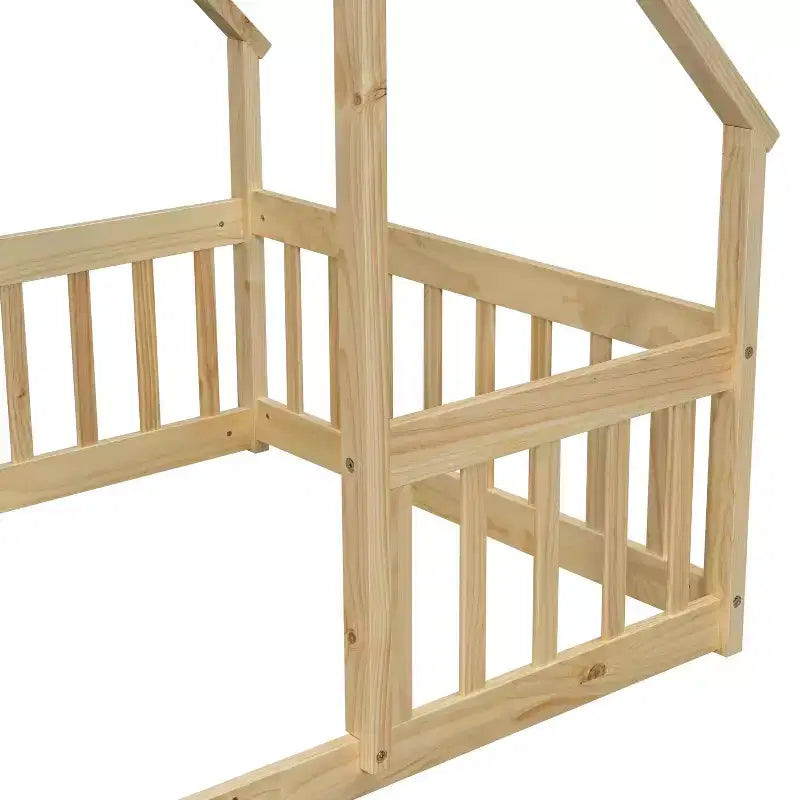 Estructura de cama individual tapizada en cuero sintético, diseño silencioso con soporte lumbar