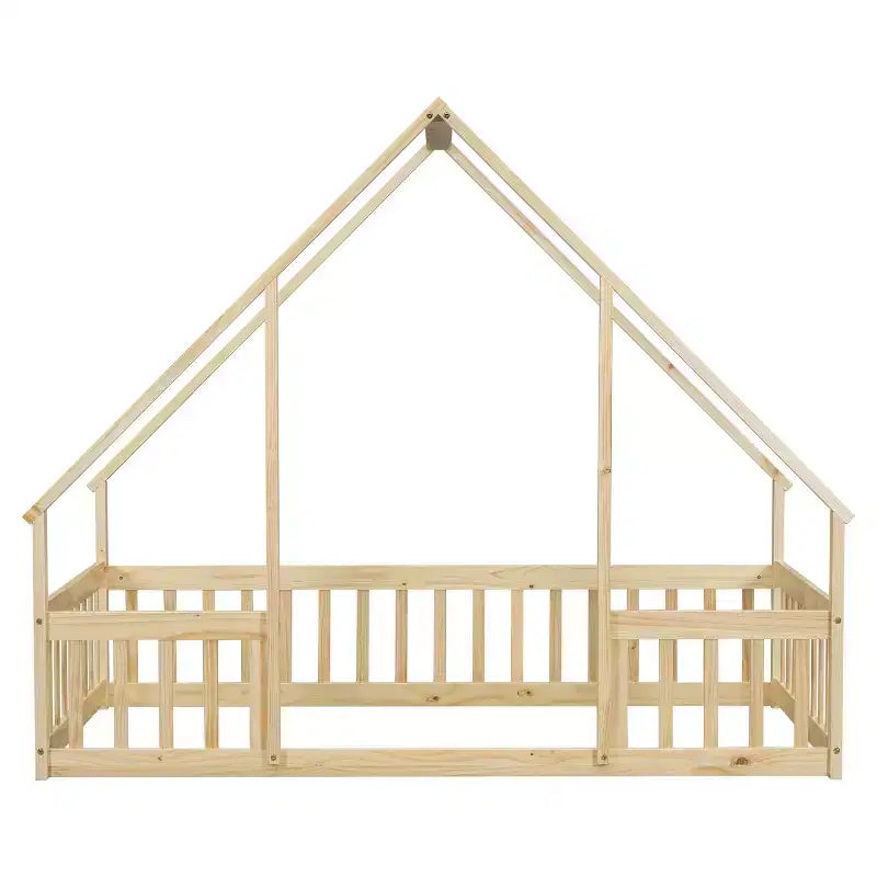 Estructura de cama individual tapizada en cuero sintético, diseño silencioso con soporte lumbar