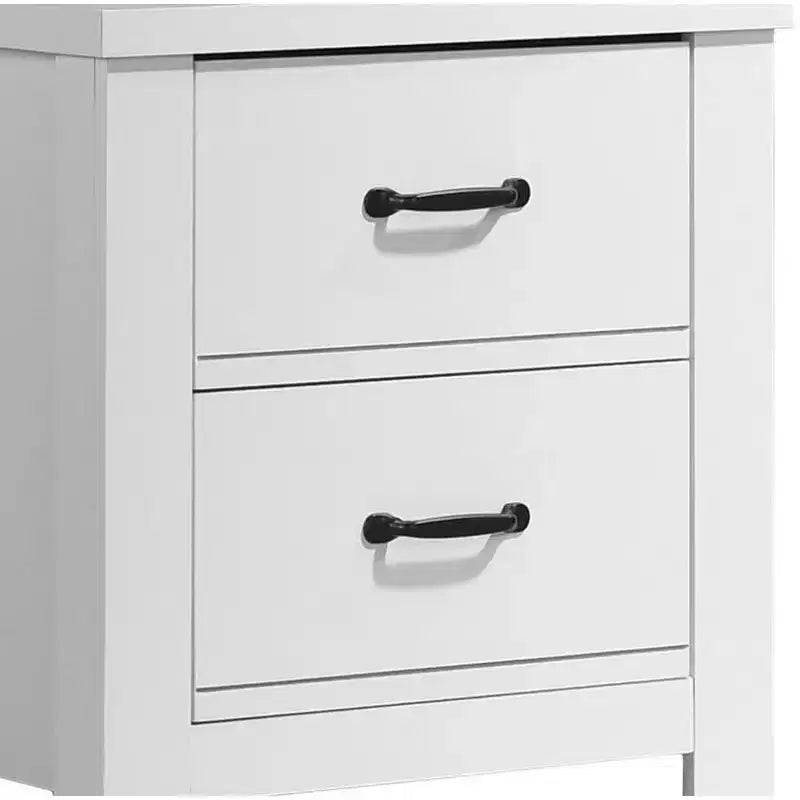 Table de chevet élégante et fonctionnelle à 2 tiroirs pour la chambre ou le salon
